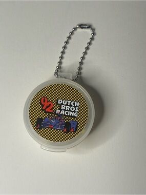 Dutch Bros Racing #92 Earplugs W/ Plastic Keychain Case INDY 500 EXCLUSIVE - NEW